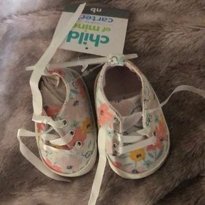 Child of mine carters newborn floral shoes